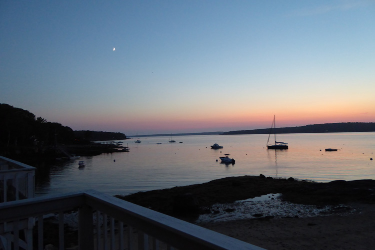 Sunset over Linekin Bay
